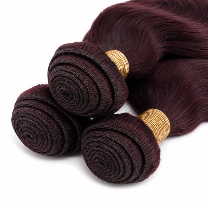 Burgundy Body Wave Bundle Deals