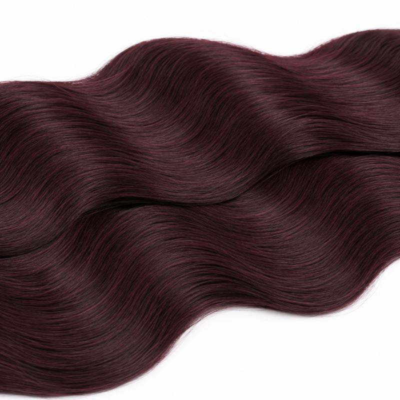 Burgundy Body Wave Bundle Deals
